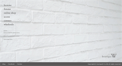 Desktop Screenshot of boutiquew.com